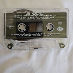 Joe All That I am Cassette *Untested*‎